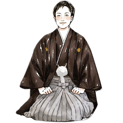 水野裕次郎の似顔絵イラスト